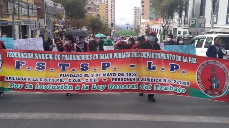 Trabajadores En Salud De La Paz Instruyen Paro Y Huelga Por