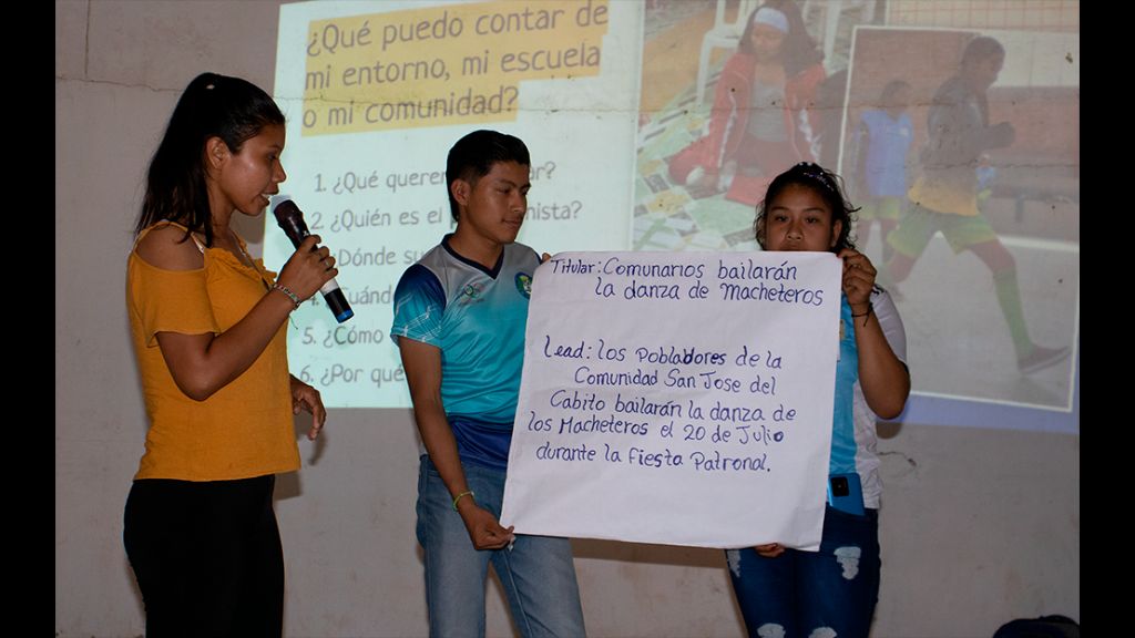 Taller Voces que Cuentan en San Ignacio de Moxos