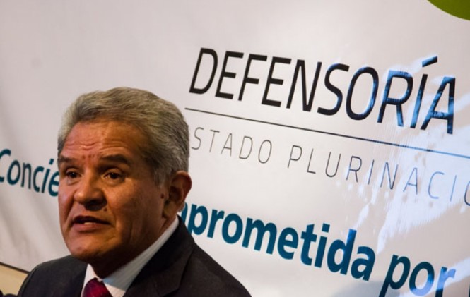 El Defensor del Pueblo, Rolando Villena. Foto: ANF.