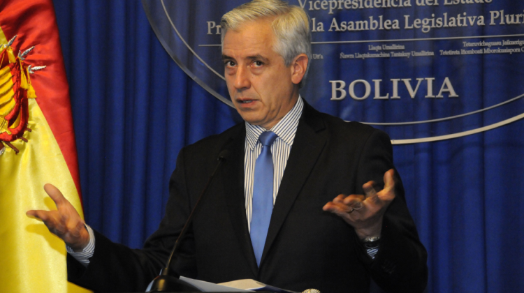 Álvaro García Linera acompañó al Presidente desde el primer Gobierno, iniciado en enero de 2006. Foto: ABI