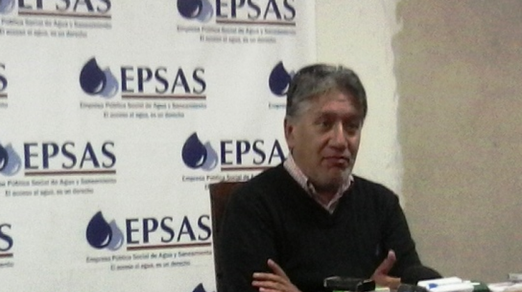 El gerente Interventor de EPSAS, Marcel Claure. Foto: ANF