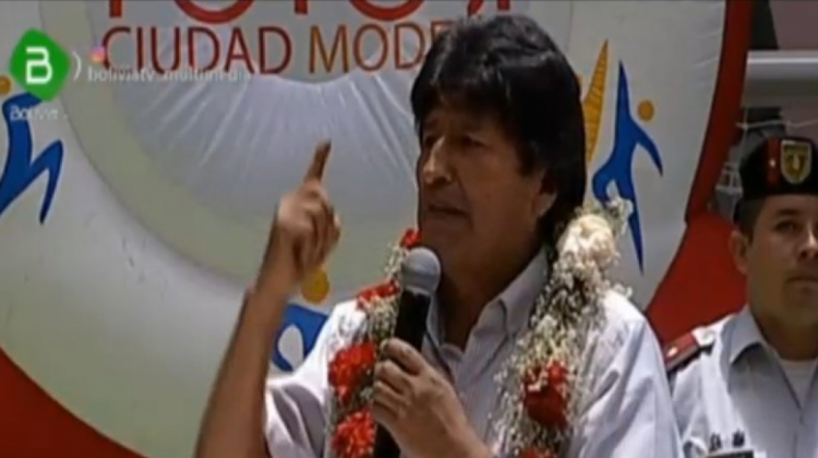 Presidente, Evo Morales . Foto: Ministerio de Comunicación