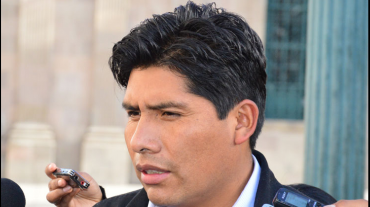 El diputado Franklin Flores es subjefe de la bancada del MAS en Diputados. Foto: Archivo