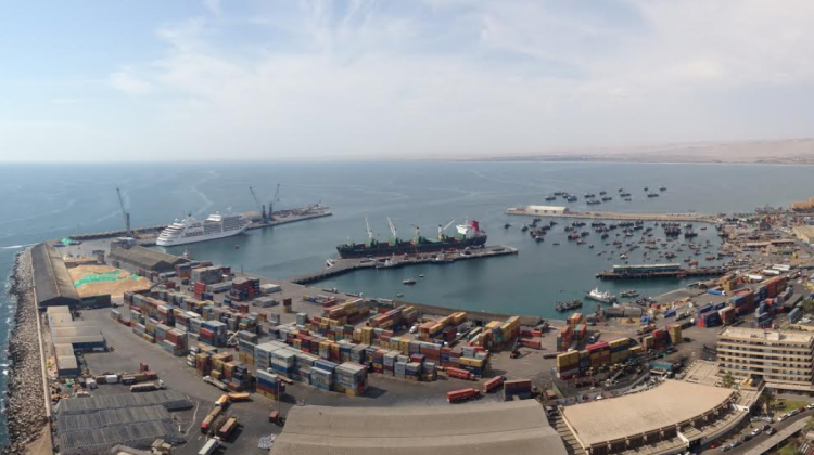 Este es el puerto de Arica, donde se desarrollarán las becas. Foto: Consulado de Chile en Bolivia