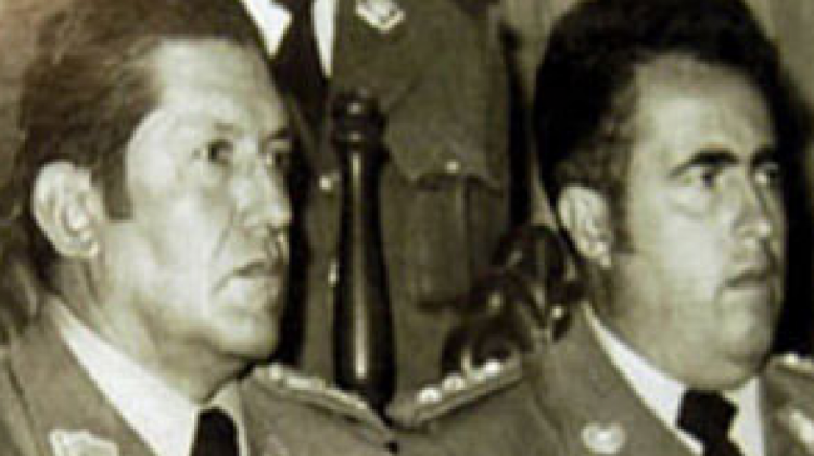 Luis García Meza y Luis Arce Gómez.
