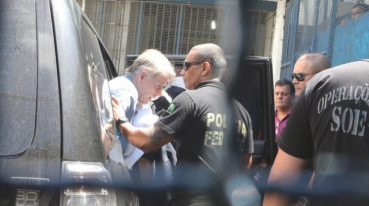 Eike Batista al llegar a Río de Janeiro. Foto: O´Globo