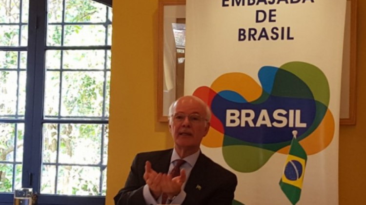 Raymundo Santos Rocha Magno, embajador de Brasil en Bolivia. Foto: ANF