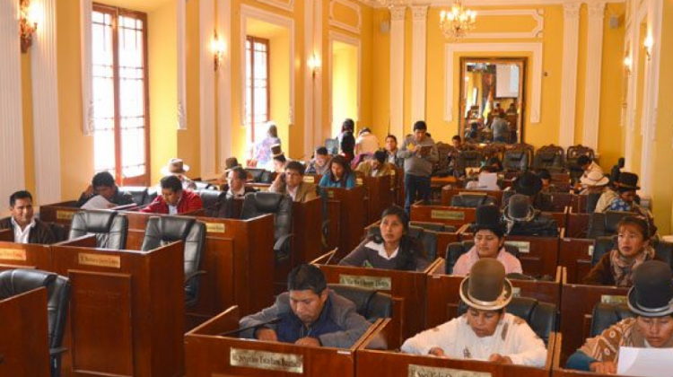 La Asamblea Legislativa Departamental en una sesión. Foto: El Diario
