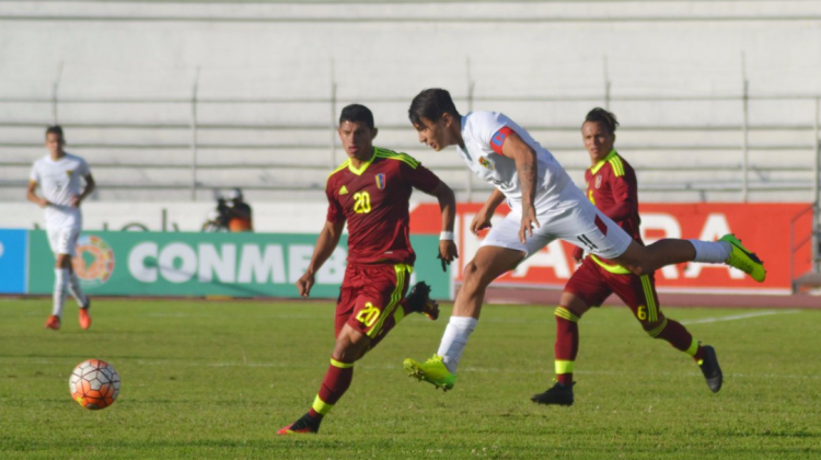 La selección boliviana empató 0-0 con su similar de Venezuela.   Foto: @deportetotal_bo