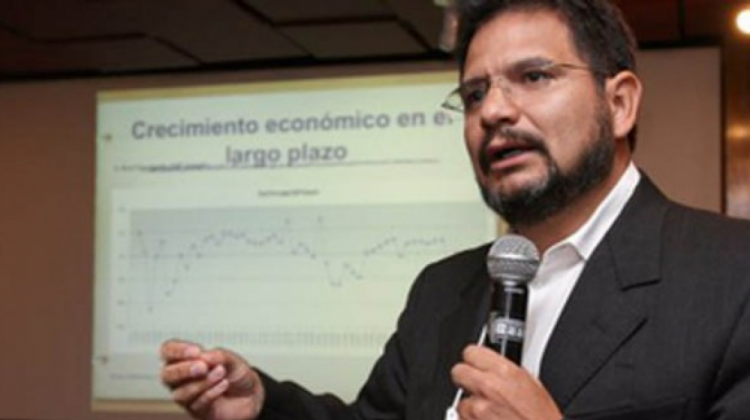 Analista económico Gonzalo Chávez. Foto: Economía Bolivia
