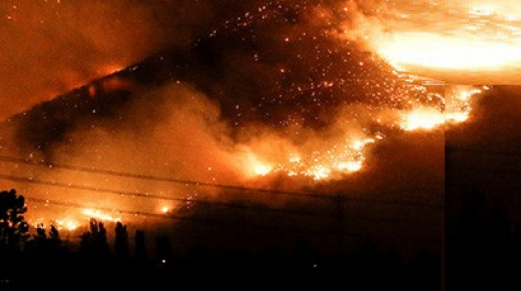 Incendios en la sexta región de Chile. Foto: CONAF Chile
