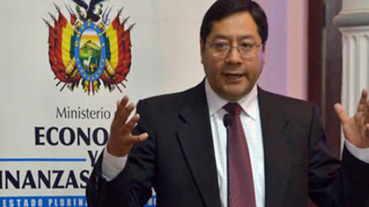 Luis Arce, ministro de Economía y Finanzas. Foto: boliviainforma.com