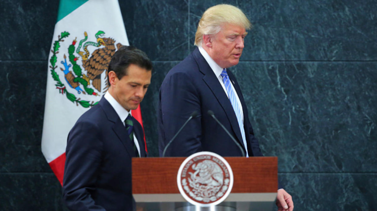 Donald Trump y Enrique Peña Nieto . Foto: El Debate