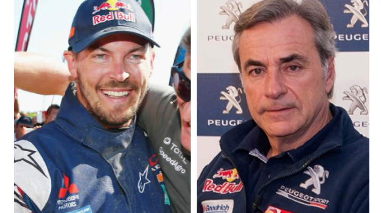 Price y Sainz abandonan el Dakar 2017.   Foto: Prensa Peugeot  y motoryracing.com