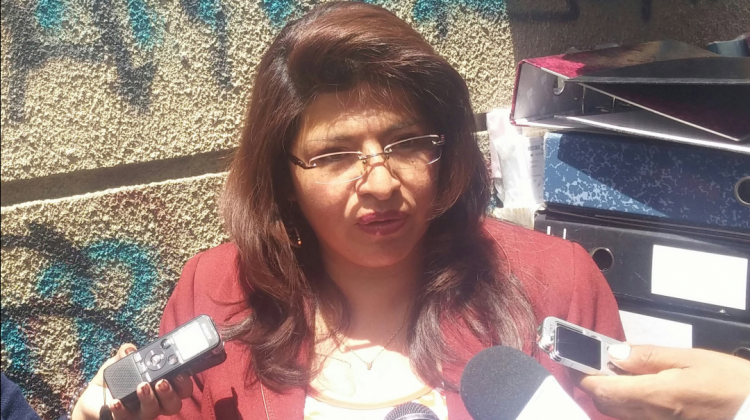 La presidenta del TDJ de La Paz, Carmen Del Río Quisbert. Foto: archivo/ANF