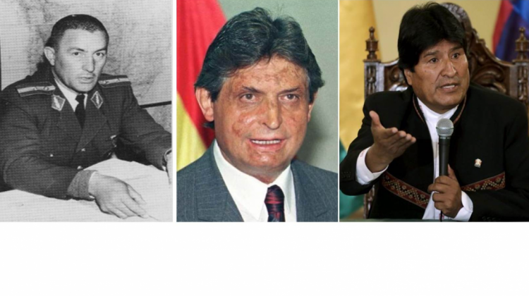 René Barrientos, Jaime Paz y Evo Morales, en una comparación hecha por Héctor Arce.