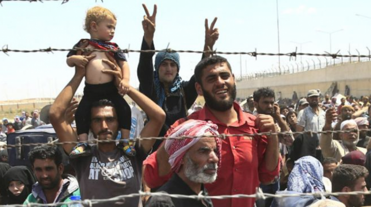 Refugiados sirios. Foto: BBC