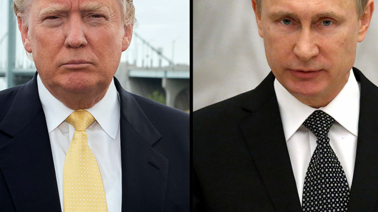 Donald Trump (izq.) y Vladimir Putin.