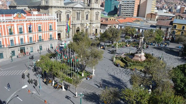 Plaza Murillo. Foto: El Diario