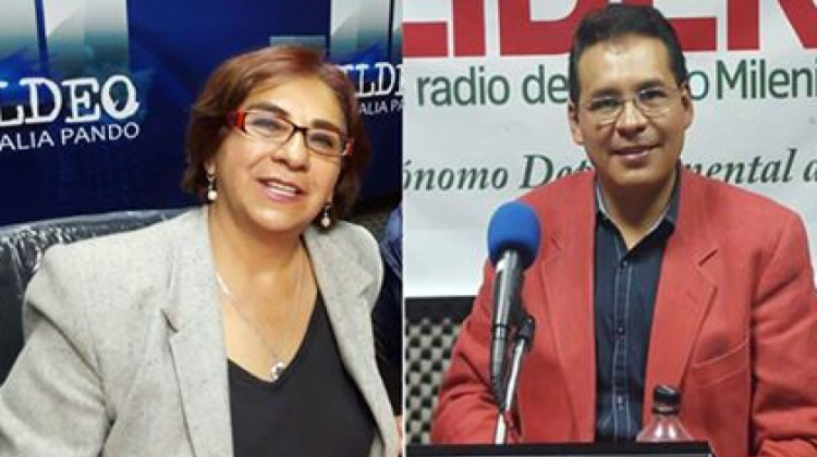 Amalia Pando y Gonzalo Rivera anunciaron que se sumarán a la marcha del 21F. Foto: radio Líder