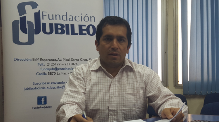 René Martínez, investigador de Fundación Jubileo. Foto: ANF