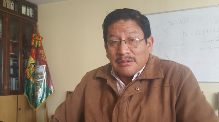 Jaime Jiménez, presidente del Colegio de Ingenieros Electricistas y Electrónicos de Bolivia. Foto: ANF