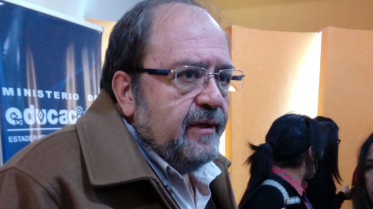 El  ministro de Educación, Roberto Aguilar. Foto: ANF