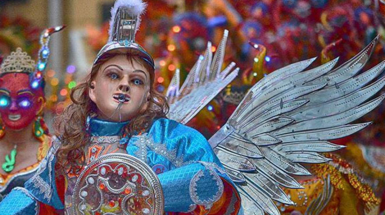 La entrada del Carnaval de Oruro será este sábado. Foto: @CulturasBolivia