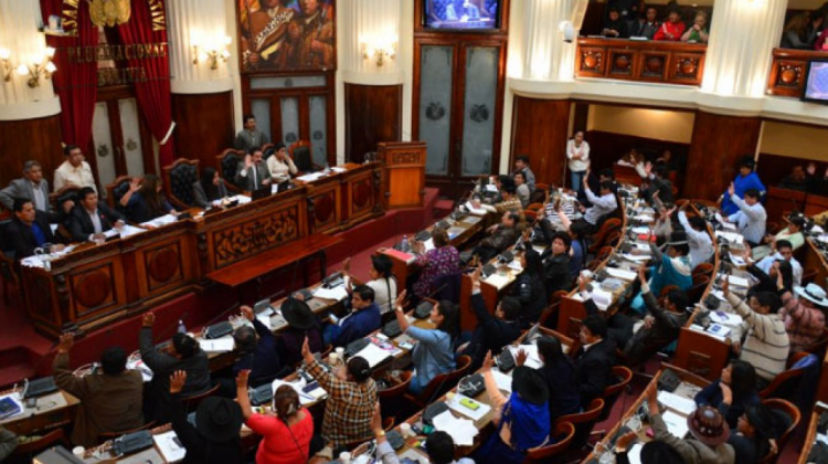 El pleno de la Cámara de Diputados en la sesión que organizó sus comisiones y comités. Foto: Cámara de Diputados