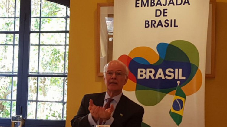 Raymundo Santos Rocha, embajador de Brasil en Bolivia. Foto ANF