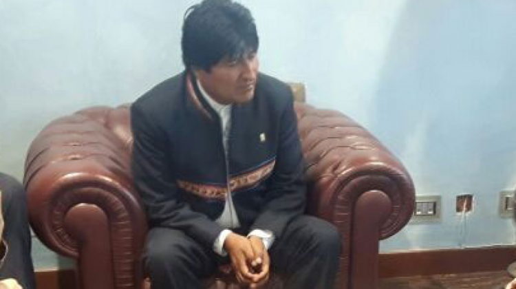 Evo Morales se encuentra este jueves en Italia. Foto: @Canal_BoliviaTV