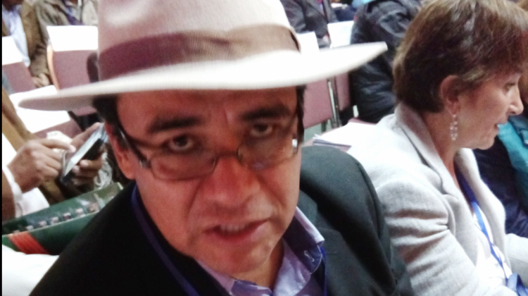El director Ejecutivo de la FAM-Bolivia, Jerjes Mercado. Foto: ANF