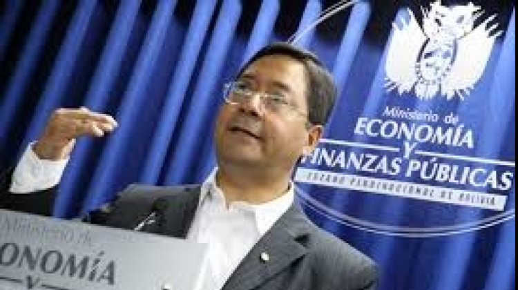Ministro de Economía, Luis Arce . Foto: Fides