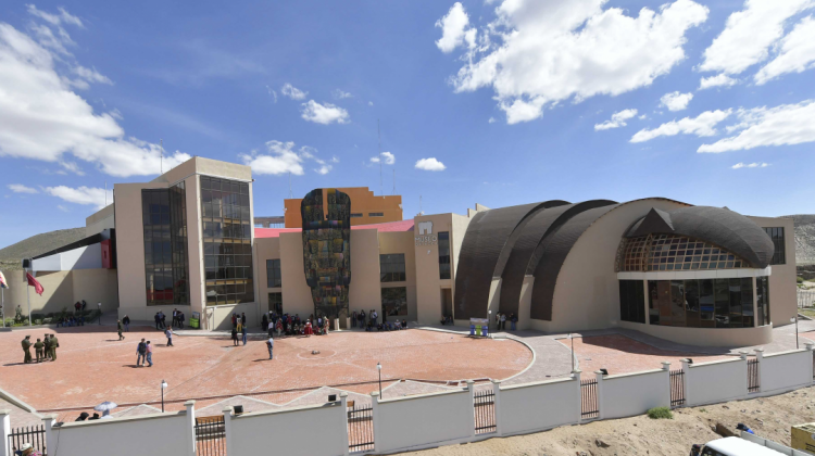 El museo de Orinoca en el departamento de Oruro. Foto: ABI