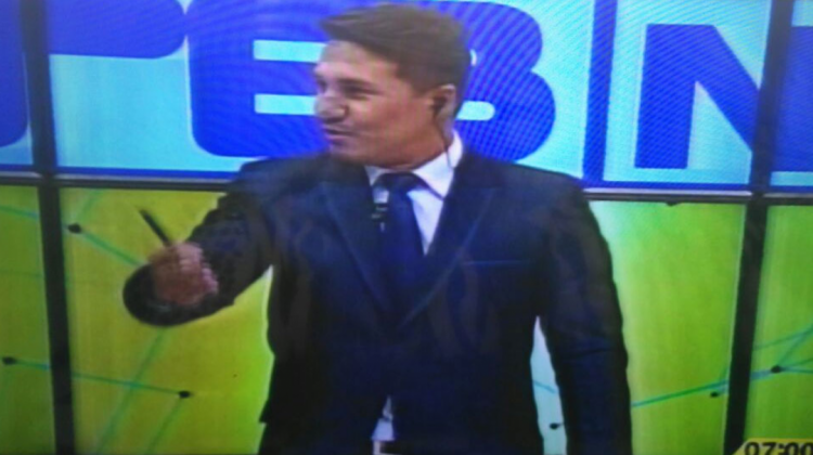 Pedro García se incorporó al equipo de presentadores de ATB (Captura de pantalla)