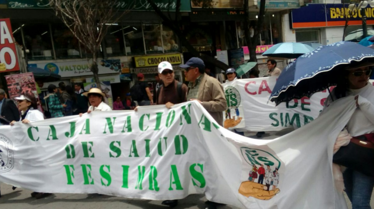 Los trabajadores de la CNS mantienen un paro indefinido. Foto: ANF