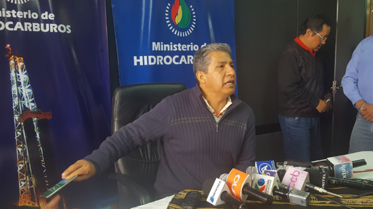 Edmundo Novillo, jefe de la Unidad de Transparencia del Ministerio de Hidrocarburos. Foto: ANF