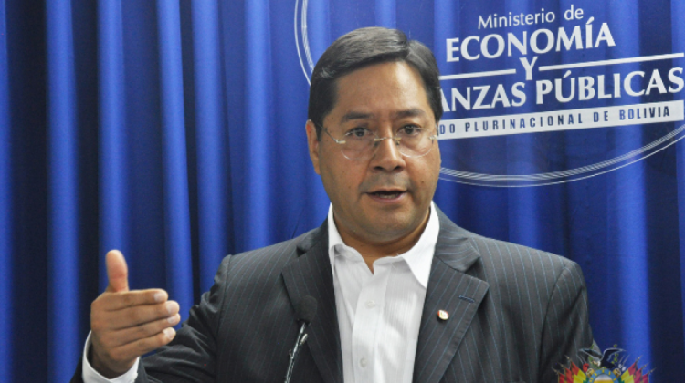 Ministro de Economía, Luis Arce. Foto archivo: MEyFP
