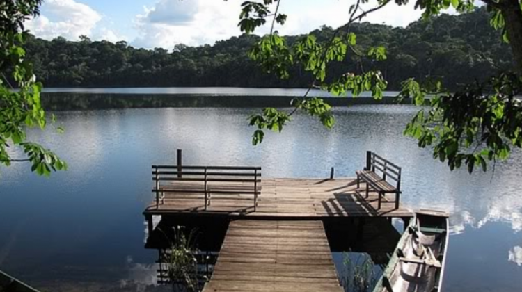 Una de las lagunas en pleno Parque Nacional Madidi. Foto: Archivo