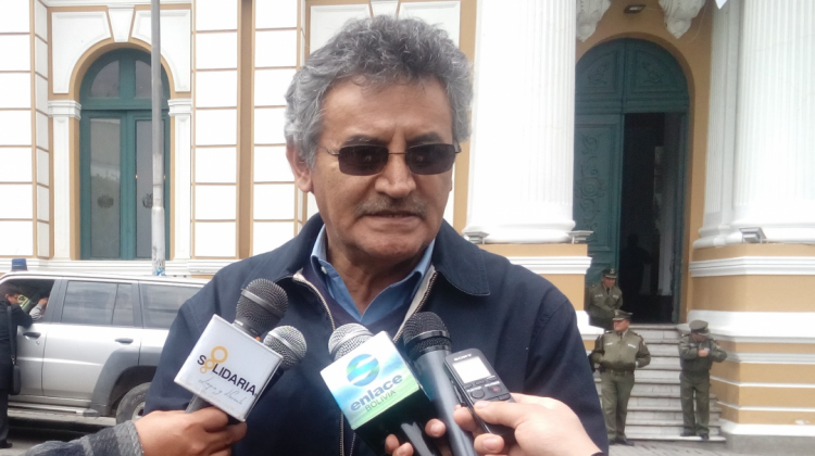 El gobernador de Cochabamba, Iván Canelas. Foto: ANF