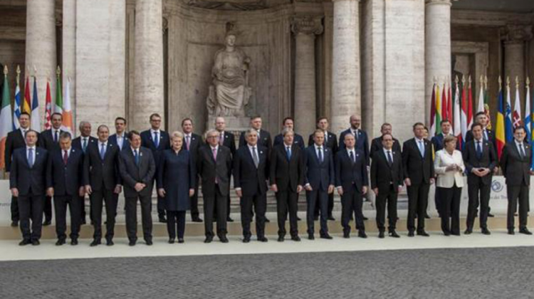 Los 27 Jefes de Estado de la Unión Europea. Foto: El Progreso de Galiciae