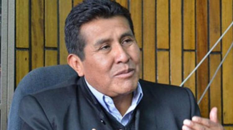 Ministro de Desarrollo Productivo y Economía Plural,  Eugenio Rojas. Foto archivo: ANF