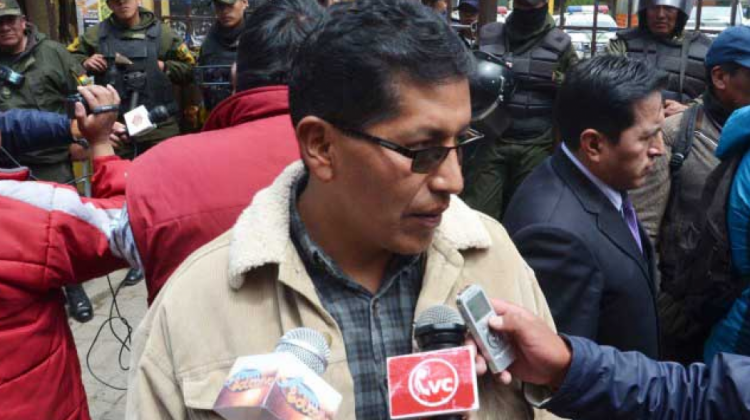 El presidente de la Fejuve El Alto, Beningo Siñani. Foto:www.elalto.gob.bo