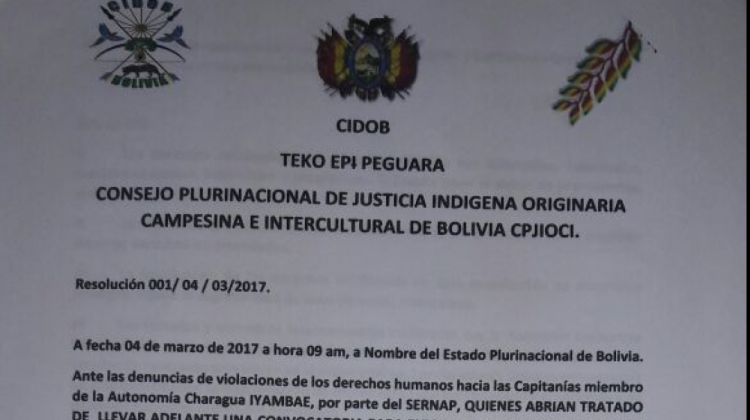 El Consejo Nacional de Justicia Indígena dictó una nueva resolución. Foto: Captura de foto