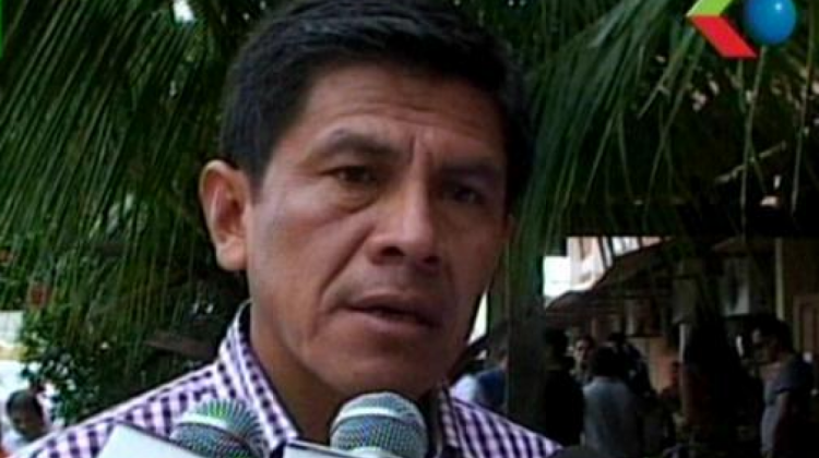 El alcalde de San Borja, Jorge Añez.   Foto: Captura de pantalla