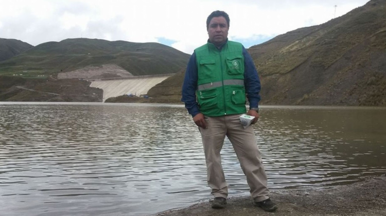 José Luis Colque trabaja en BTV Cochabamba. Foto: Facebook.