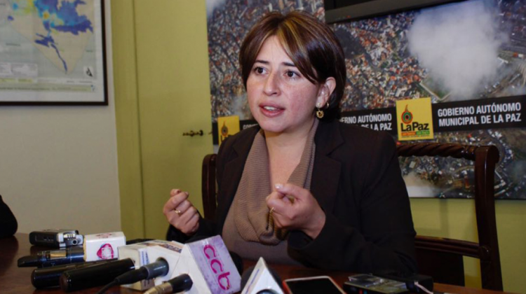 Alcaldesa interina, Cecilia Chacón. Foto: AMN