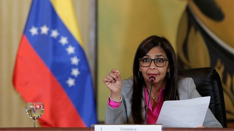 Delcy Rodríguez, ministra de Relaciones Exteriores de Venezuela . Foto: Internet