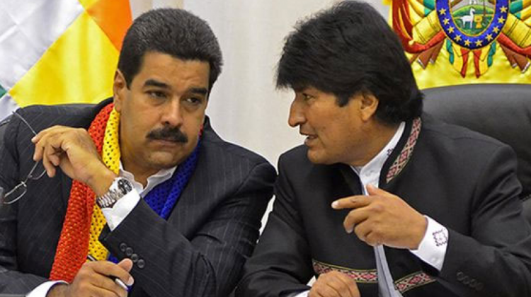 Nicolás Maduro y Evo Morales en un pasado encuentro. Foto de archivo: Infobae.