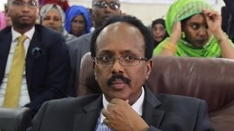 Presidente somalí, Mohamed Abdullahi Farmaajo . Foto: Internet